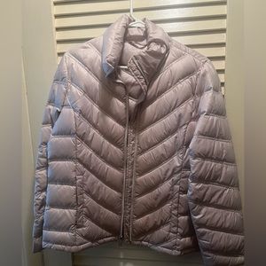 Kenneth Cole Reaction Nude Color Large Puffer Coat